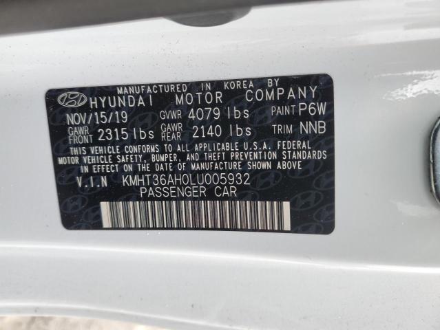 2020 HYUNDAI VELOSTER N - KMHT36AH0LU005932