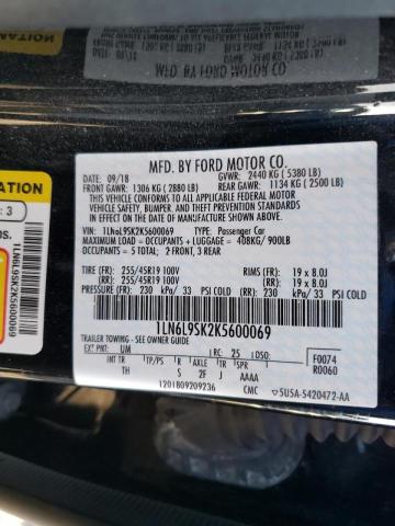 1LN6L9SK2K5600069 Lincoln Continental Select