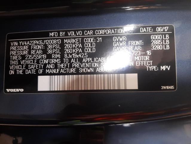 YV4A22PK6J1200813 Volvo XC90 T6