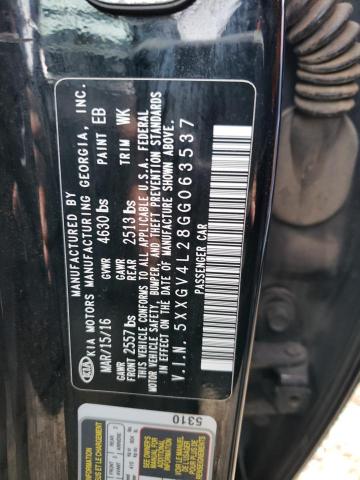 5XXGV4L28GG063537 KIA OPTIMA SXL
