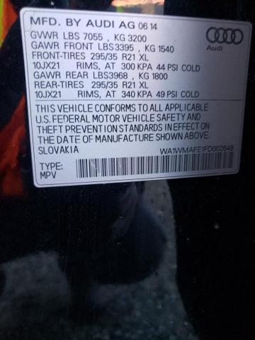 2015 AUDI Q7 TDI PRE - WA1WMAFE1FD002648