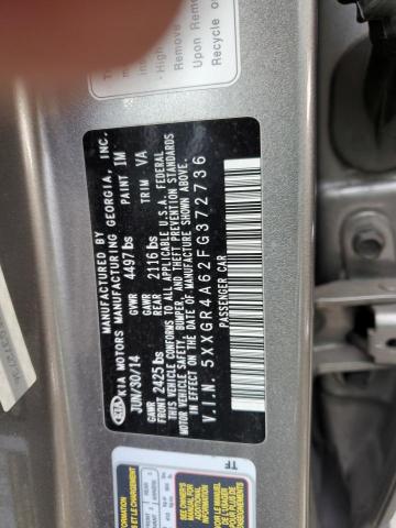 5XXGR4A62FG372736 KIA OPTIMA SX