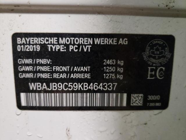 WBAJB9C59KB464337 BMW M550xi