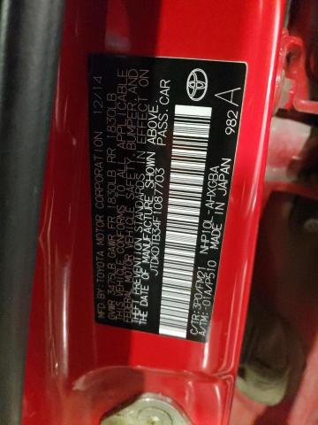 JTDKDTB34F1087703 Toyota PRIUS C