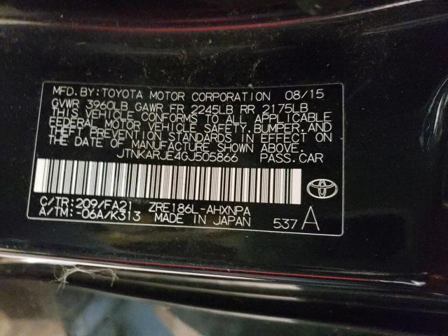 2016 TOYOTA SCION IM - JTNKARJE4GJ505866