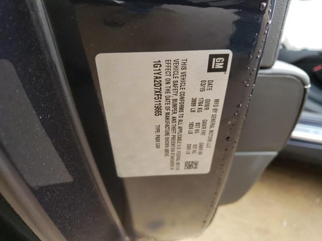 2015 CHEVROLET CORVETTE S - 1G1YA2D7XF5119665