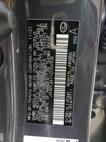 2022 LEXUS UX 250H BA JTHX9JBH1N2056908