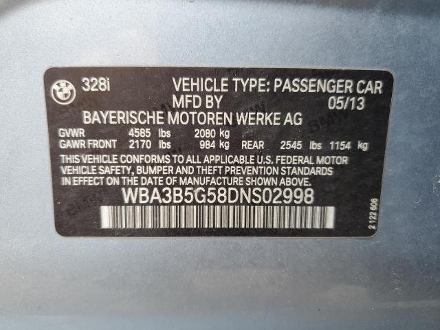 WBA3B5G58DNS02998 BMW 328 Xi Sulev