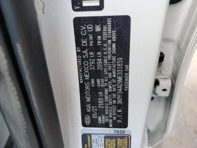 2021 KIA FORTE GT L - 3KPF34AD9ME331859