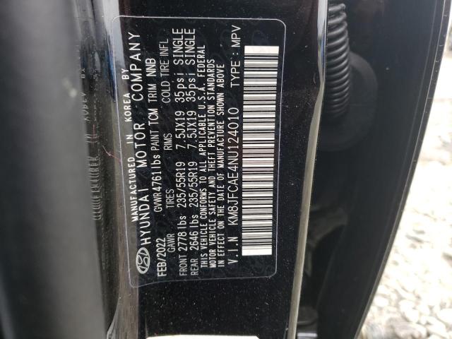 2022 HYUNDAI TUCSON N L KM8JFCAE4NU124010