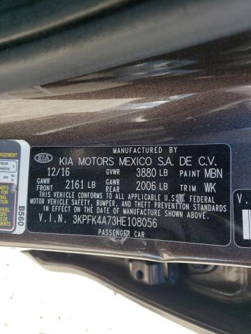 3KPFK4A73HE108056 KIA FORTE LX