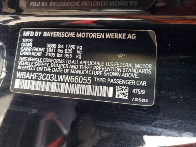 WBAHF3C03LWW66055 BMW Z4 Sdrive30i
