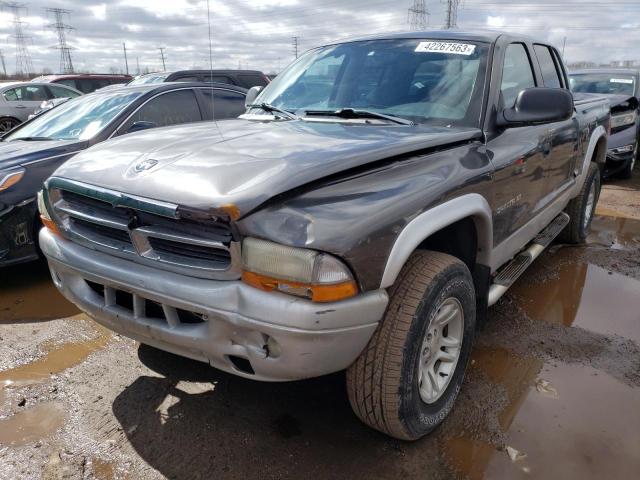 2002 Dodge Dakota Quad Slt VIN: 1B7HG48N52S591326 Lot: 46176554