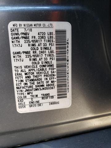 2018 NISSAN ROGUE S - JN8AT2MV3JW350397