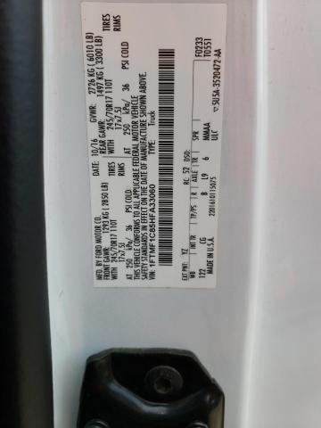 2017 FORD F150 - 1FTMF1C85HFA33060