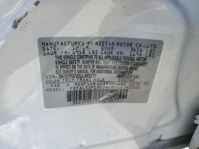 3N1CP5CV2LL492277 Nissan KICKS SV