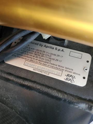 2005 APRILIA TUONO 1000 ZD4RPC0505S000130