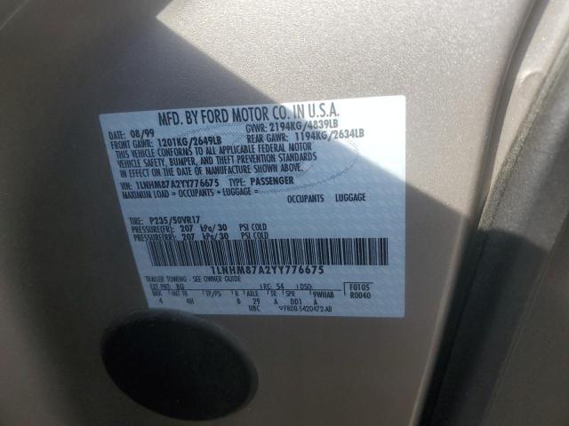 1LNHM87A2YY776675 Lincoln LS SERIES