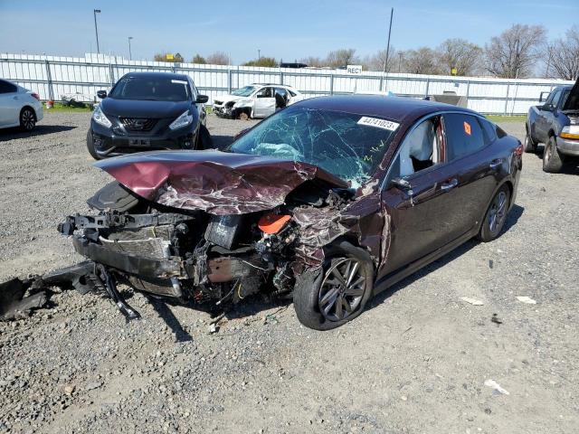 KIA salvage cars for sale: 2019 KIA Optima LX
