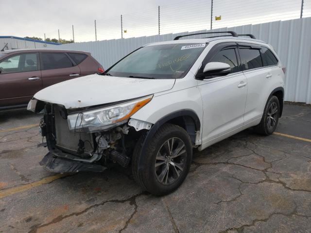 Toyota salvage cars for sale: 2016 Toyota Highlander XLE