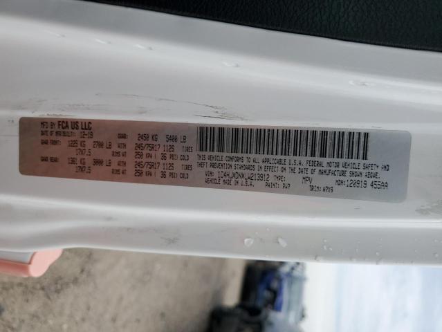 2020 JEEP WRANGLER U 1C4HJXDNXLW213912