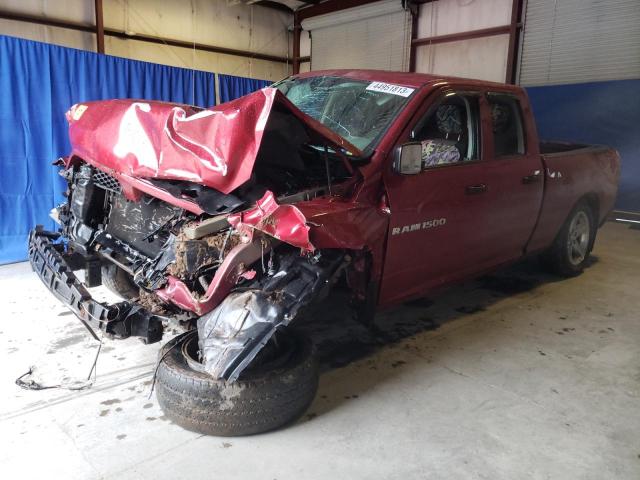 Salvage cars for sale from Copart Hurricane, WV: 2012 Dodge RAM 1500 ST