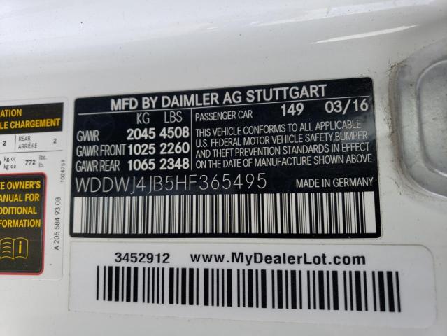 WDDWJ4JB5HF365495 Mercedes-Benz C 300