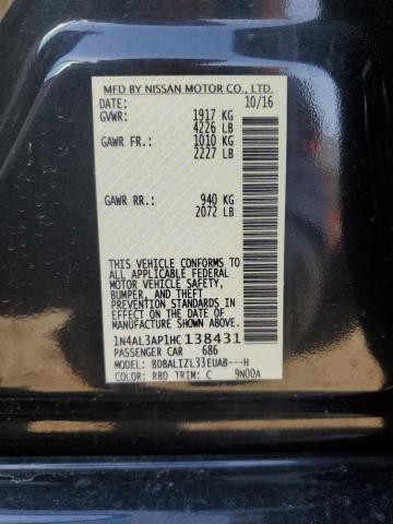 1N4AL3AP1HC138431 Nissan ALTIMA 2.5