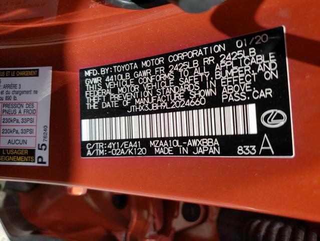 2020 LEXUS UX 200 - JTHX3JBH9L2024660