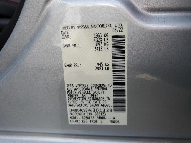 1N4BL4CV6PN301339 Nissan ALTIMA SR