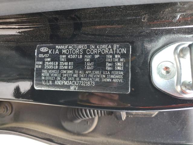 KNDPM3ACXJ7321873 KIA Sportage Lx