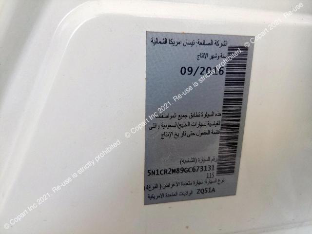 5N1CR2M89GC673131 Nissan Pathfinder