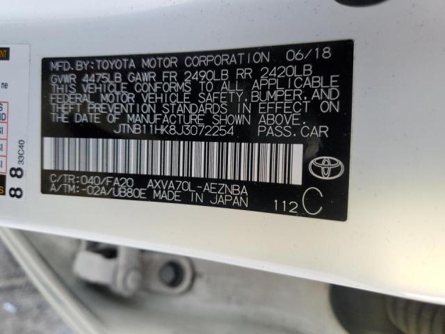 2018 TOYOTA CAMARY JTNB11HK8J3072254