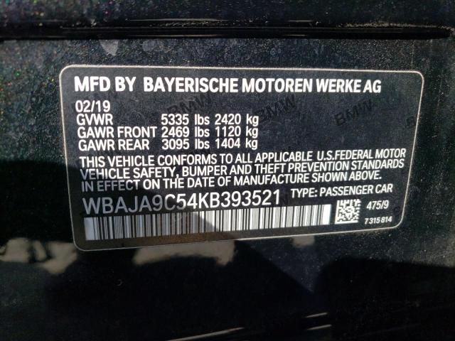 2019 BMW 530E - WBAJA9C54KB393521