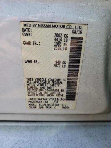 1N4BL3AP1GC291636 Nissan Altima 3.5sl