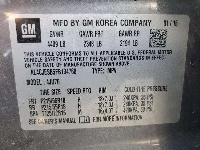 KL4CJESB5FB134760 Buick Encore
