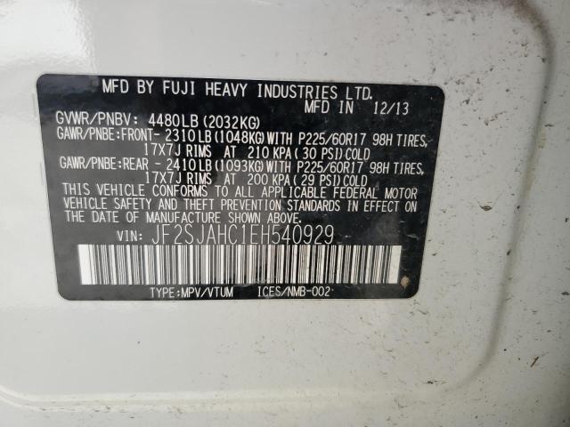 JF2SJAHC1EH540929 Subaru Forester 2.5i Limited