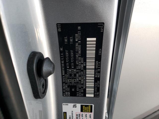 2022 TOYOTA COROLLA CR - 7MUBAABG3NV035440