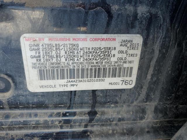 2016 MITSUBISHI OUTLANDER - JA4AZ3A31GZ010332