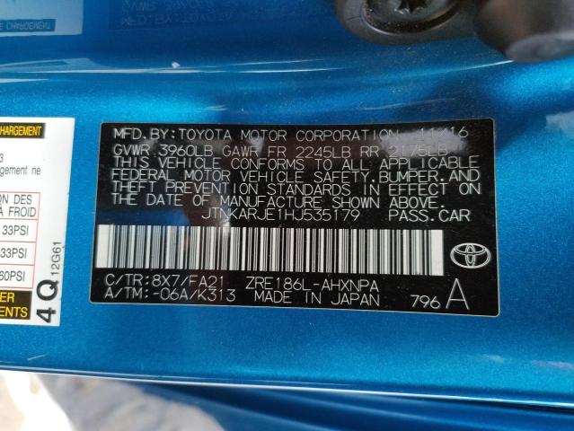 2017 TOYOTA COROLLA IM - JTNKARJE1HJ535179