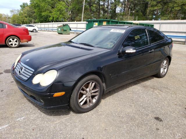 Salvage cars for sale from Copart Eight Mile, AL: 2002 Mercedes-Benz C 230K Sport Coupe