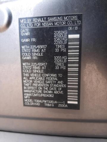 KNMAT2MT0JP604362 Nissan ROGUE S