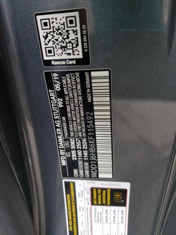 WDD1J6HB6KF115492 Mercedes-Benz E 450