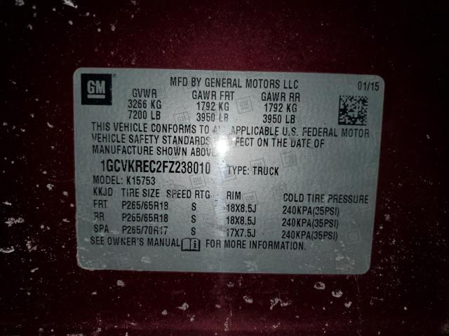 2015 CHEVROLET SILVRDO LS - 1GCVKREC2FZ238010