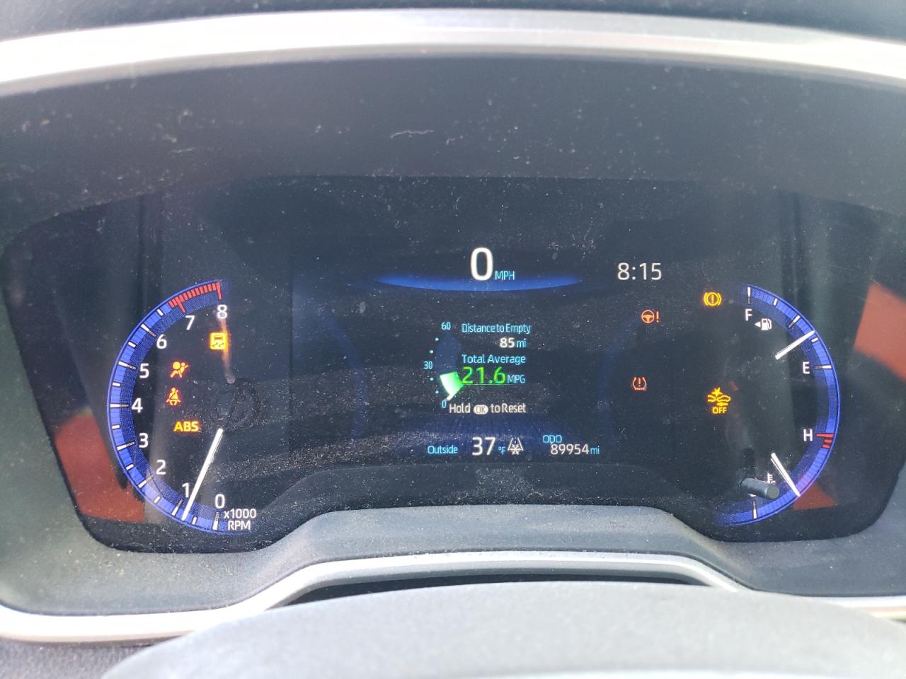 JTNK4RBE1K3033614 TOYOTA COROLLA 2019
