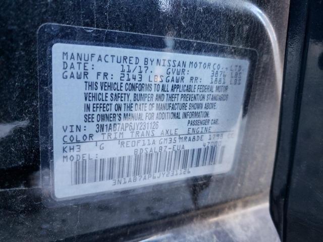 2018 NISSAN SENTRA S - 3N1AB7AP6JY231126