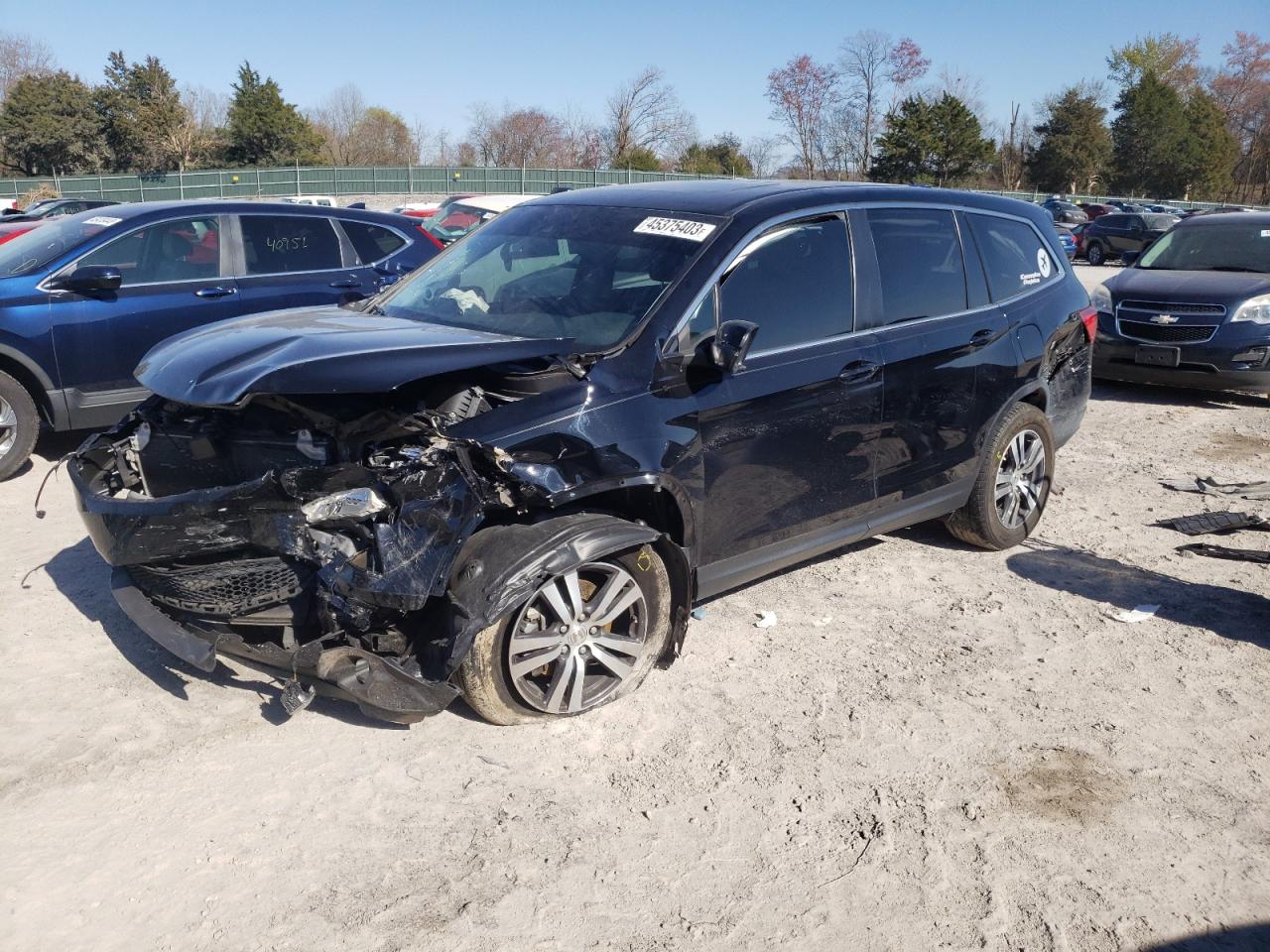 5FNYF6H64HB066741 HONDA PILOT EXL 2017
