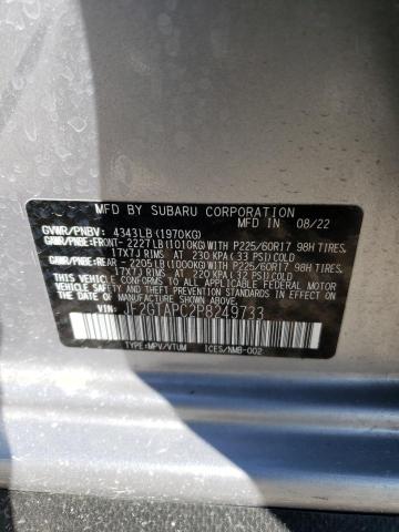 JF2GTAPC2P8249733 Subaru Crosstrek Premium