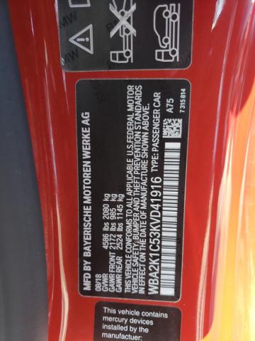 2019 BMW 230XI - WBA2K1C53KVD41916