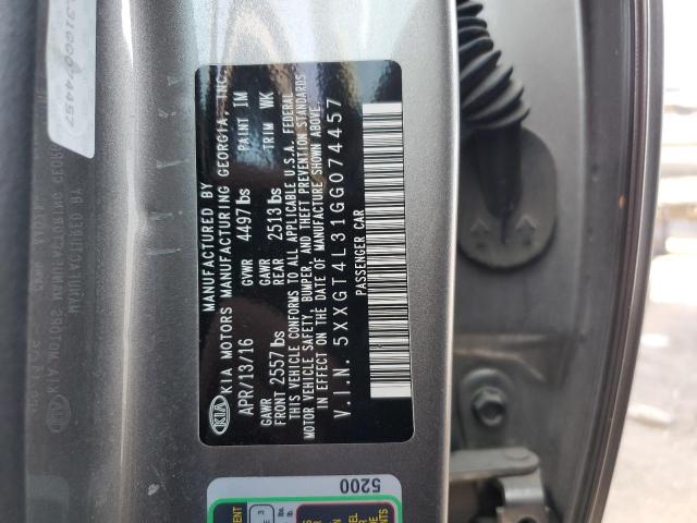 5XXGT4L31GG074457 KIA Optima Lx